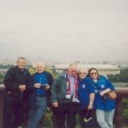 Max, Eddie, Jack, Betty, and Jean - In Moscow